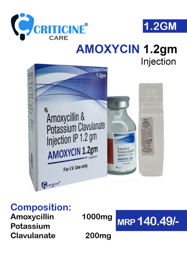 Amoxycillin And Potassium Clavulanate Injection I P Manufacturer Supplier And Pcd Franchise